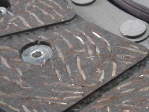 nabite okładziny na tarczę sprzęgła